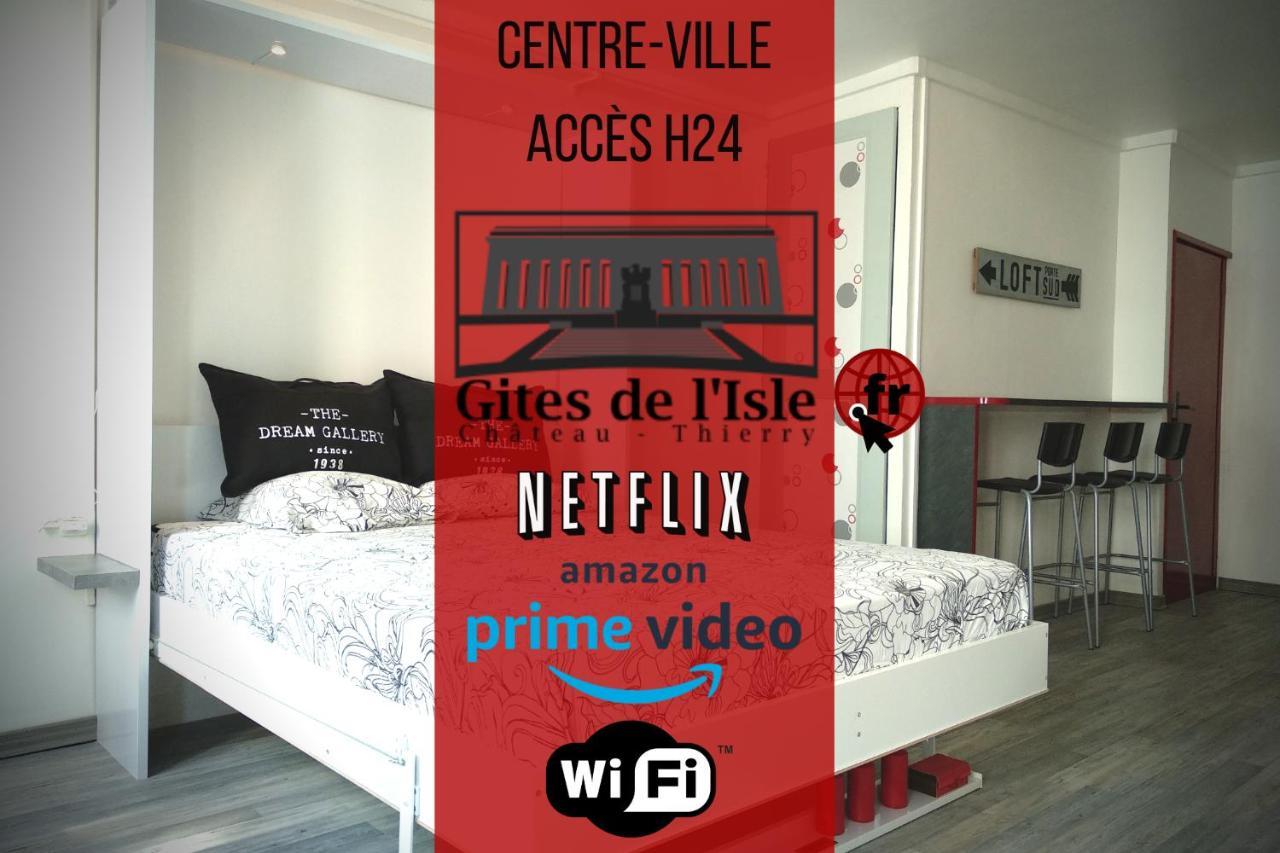 Gites De L'Isle Centre-Ville - Wifi Fibre - Netflix, Disney, Amazon - Sejours Pro Château-Thierry Kültér fotó